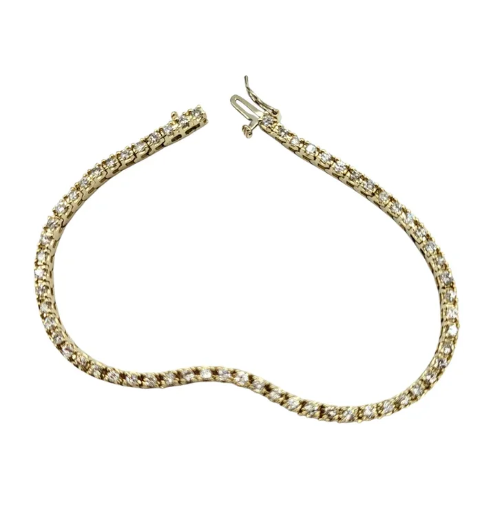 1.5 Carat Total Weight Diamond Tennis Bracelet