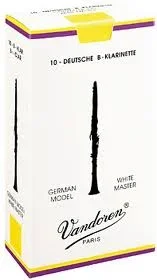 10-Pack of Vandoren Bb Clarinet German Reed 5