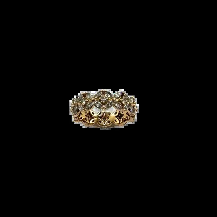 18k Rose Gold 2.5 ctw Baguette Diamond Eternity Band