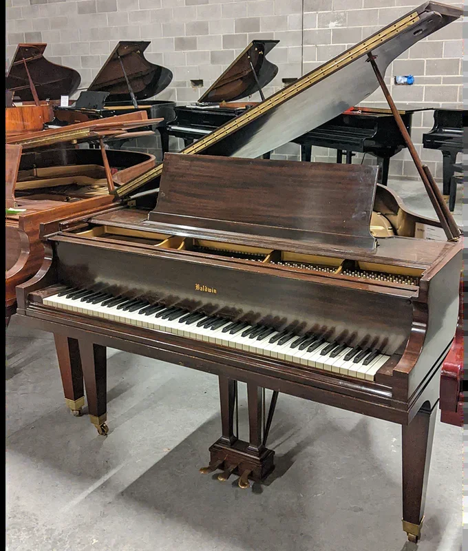 1940 Baldwin 5’2″ Model M Baby Grand Piano | Satin Walnut | SN: 88833 | Used