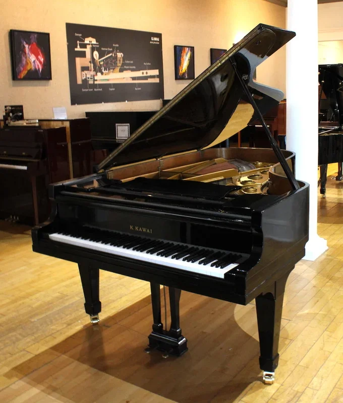 1960 Kawai 7’4″ 750 Grand Piano | Polished Ebony | SN: 36433 | Used