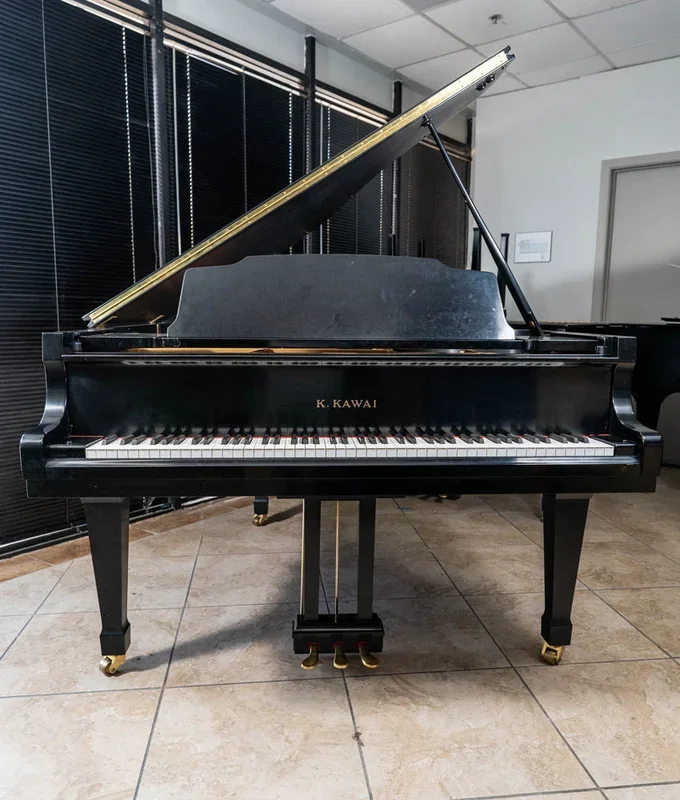1992 Kawai GS40 6’1″ Grand Piano | Satin Ebony | SN: 2056468 | Used