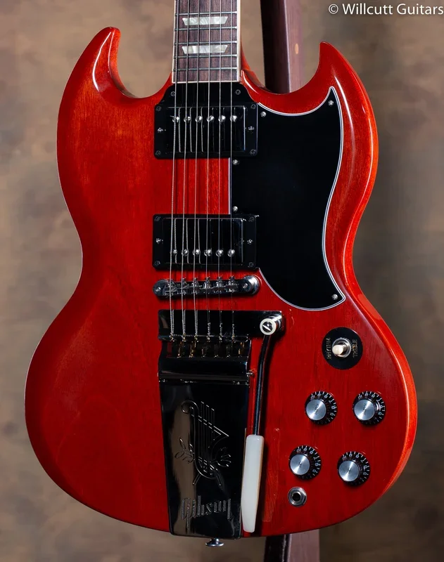 2021 Gibson SG Standard ’61 Maestro Vibrola Vintage Cherry