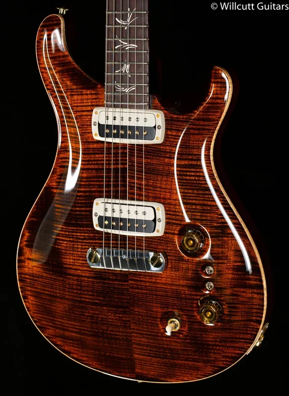2022 PRS Paul’s Guitar, Flame Maple 10 top Orange Tiger (172)