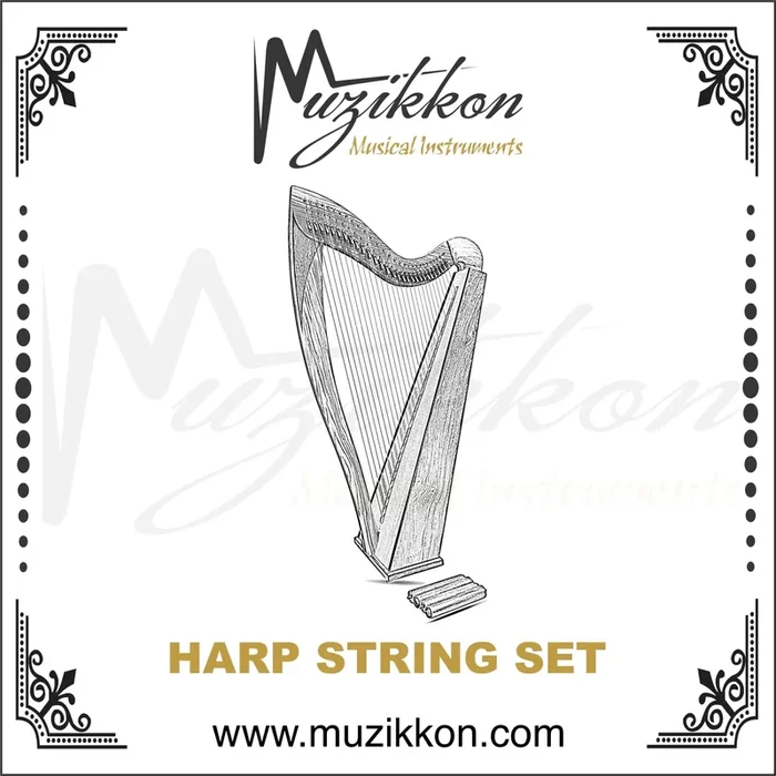 22 String Claddagh Harp String Set