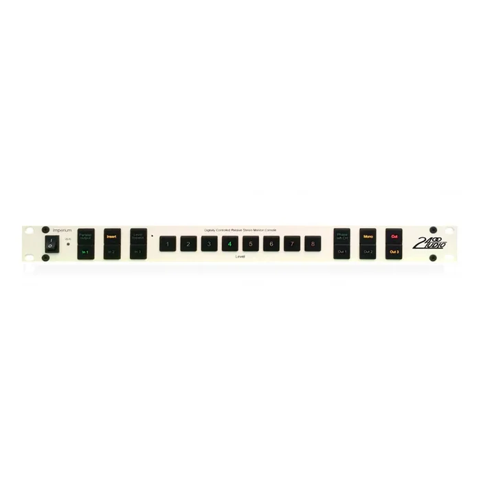2400 Audio Imperium 1U Monitor Control Unit – Stormtrooper White