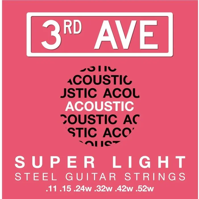 3rd Avenue Super Light Acoustic Guitar Strings