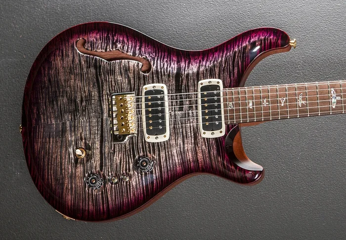 40th Anniversary Custom 24-08 Semi-Hollow Limited Edition – Charcoal Purple Burst