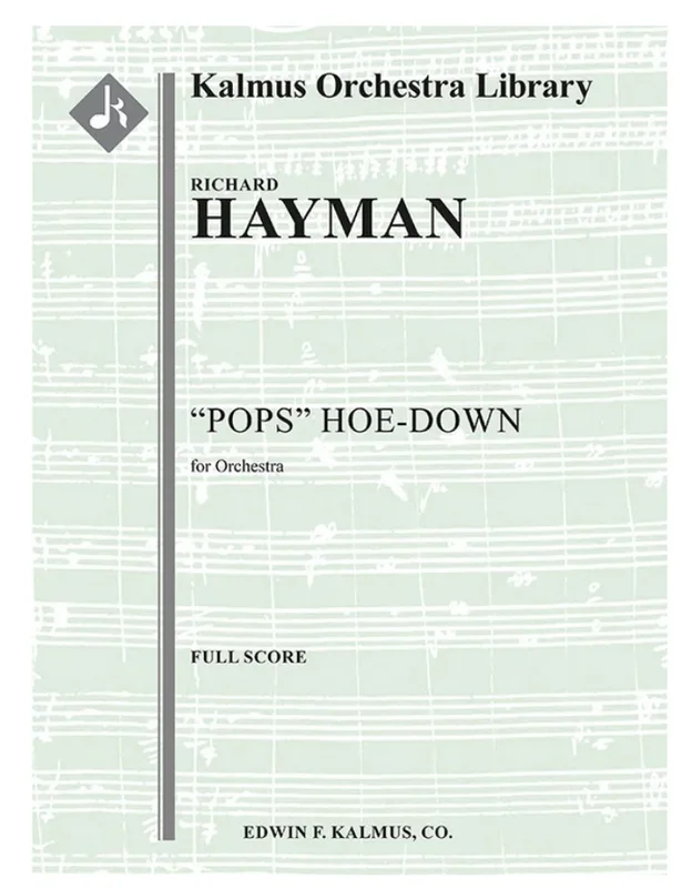 “Pops” Hoe Down (Conductor Score)