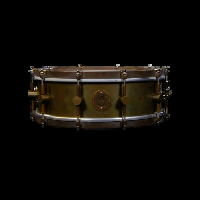 A&F Drum Co. Raw Brass Snare Drum 5 x 14
