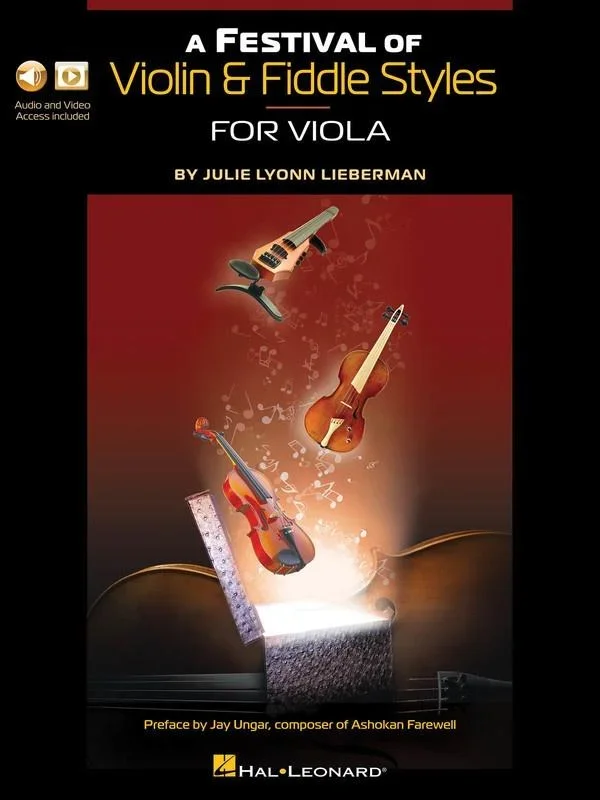 A Festival of Violin and Fiddle Styles for Viola with Online Accompaniments