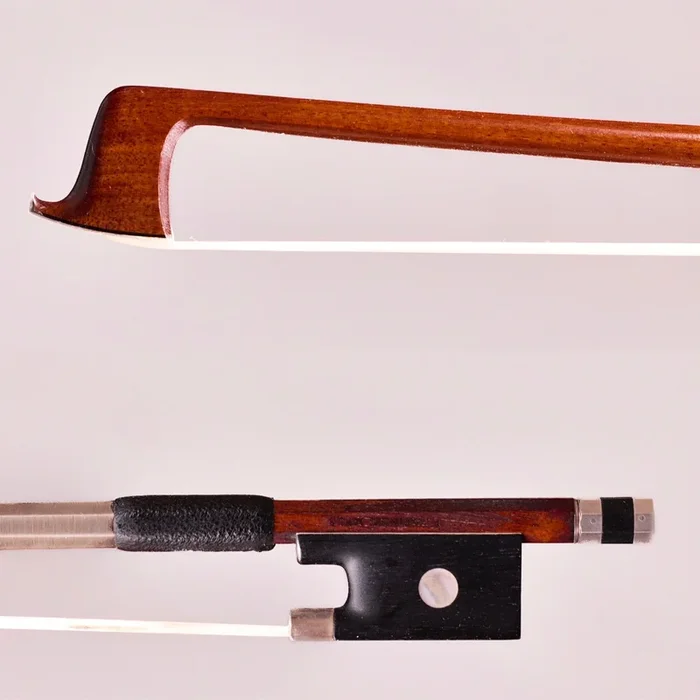 A Good Silver Mounted Viola Bow By Roger Zabinski