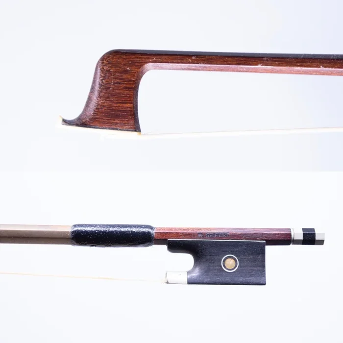 A Nickel Mounted Violin Bow from the Siefert Workshop
