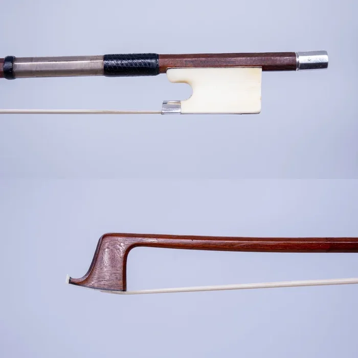 A Silver/Ivory Cello Bow By Loyd Liu