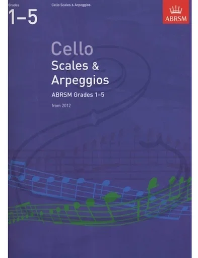 ABRSM: Scales & Arpeggios – ABRSM Grades 1-5 (2012)(cello)