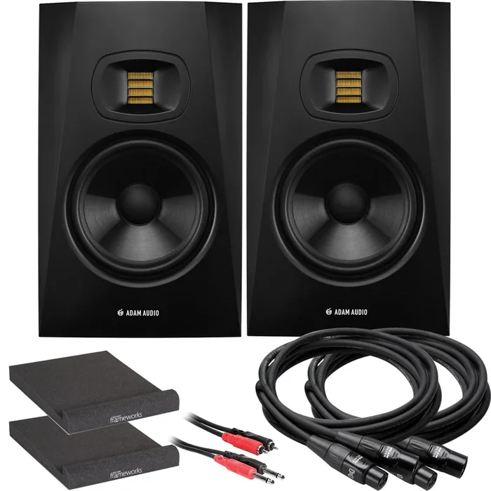 ADAM Audio T7V 7″ Active Studio Monitor Speaker STUDIO KIT