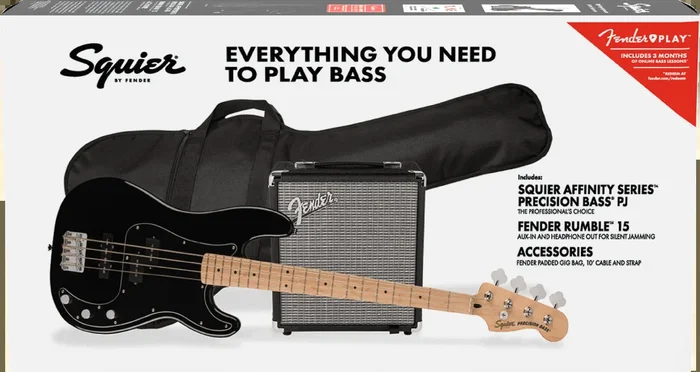 Affinity Series Precision Bass PJ Pack – Black