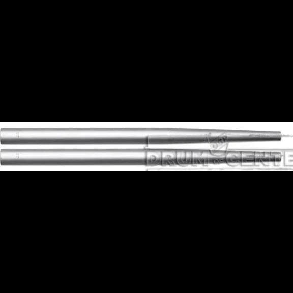 Ahead Silver Short Taper Covers For Drum Sticks 2pk