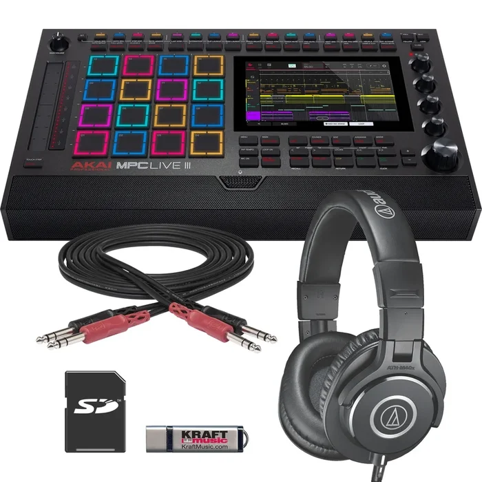 Akai Professional MPC Live III Standalone Music Production Center STUDIO KIT
