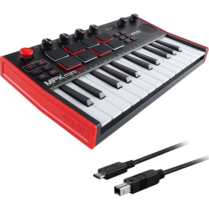 Akai Professional MPK Mini Play Mk3 Keyboard with Built-In Speaker CABLE KIT