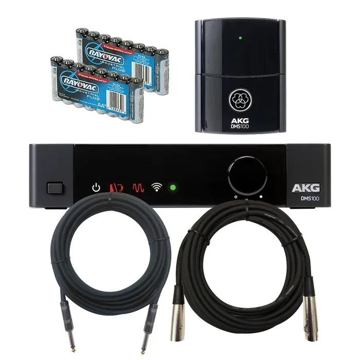 AKG DMS100 Wireless Instrument System BONUS PAK