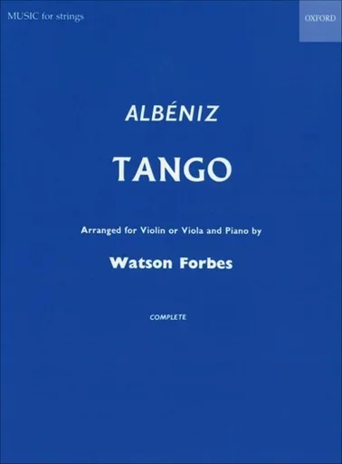 Albeniz, I. (Forbes, arr.): Tango (viola or violin and piano)