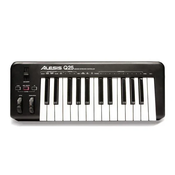 Alesis Q25 25-Key Keyboard MIDI Controller Keyboard