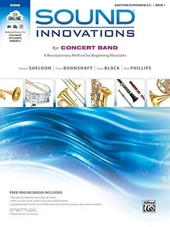Alfred – Sound Innovations – Concert Band – Baritone/Euphonium B.C. – Book 1