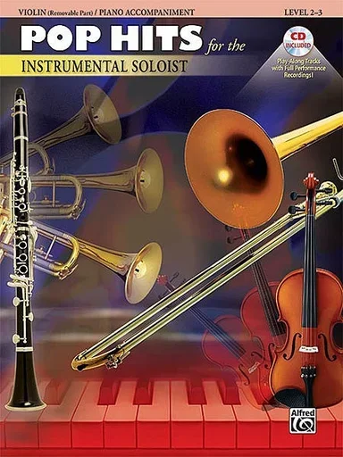 Alfred Music: (collection) Pop Hits for the Instrumental Soloist (violin)(CD)