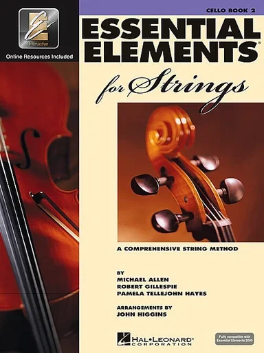 Allen, Gillespie, & Hayes: Essential Elements Interactive, Bk.2 (cello, online resources included)