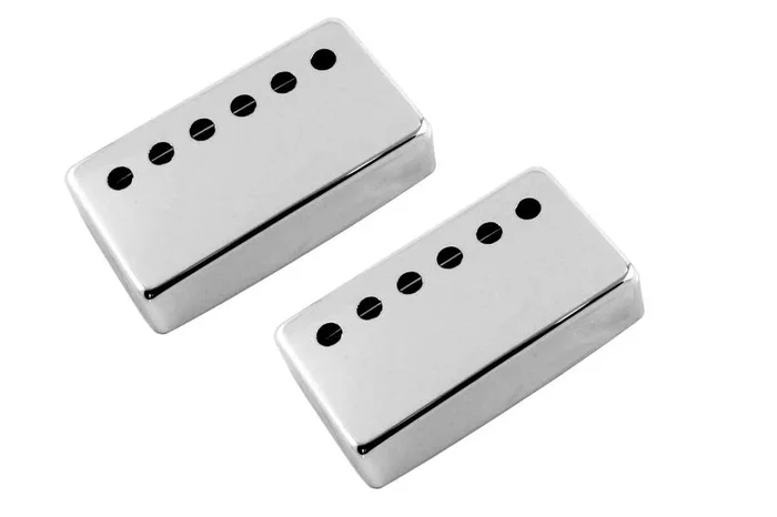 Allparts 53mm Humbucking Pickup Cover Set – Chrome