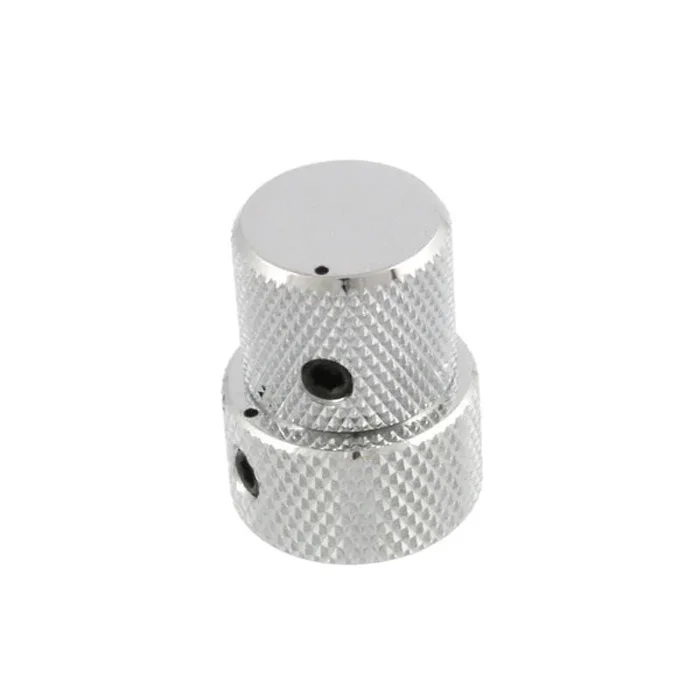 Allparts Concentric Stacked Knobs Chrome fits EMG, Duncan, and Bartolini w/Set Screws
