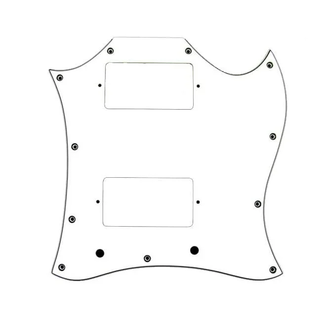 Allparts Large 3-ply White Pickguard for Gibson SG