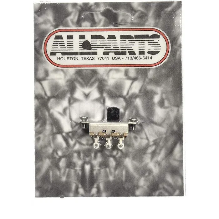 Allparts Switchcraft On-On Slide Switch – Black