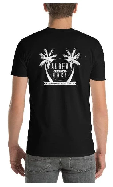 Aloha City Ukes / Aloha is Free T-Shirt – Logo Back – Black