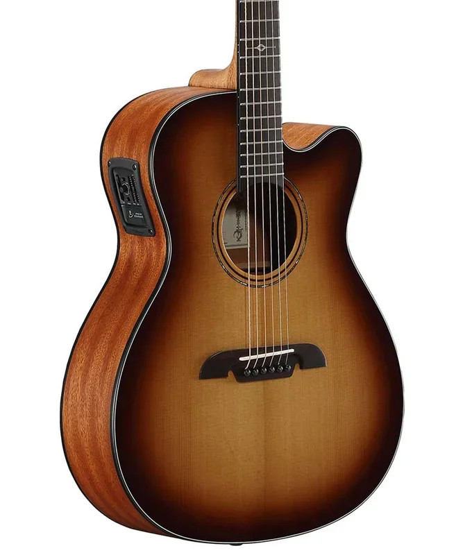 Alvarez AF60CESHB Artist OM/Folk Spruce/Mahogany Acoustic-Electric – Shadowburst