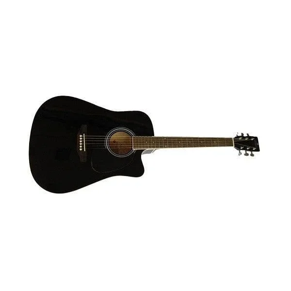 Amaze AW41CE-101SP Cutway Electro Acoustic Guitar – Black