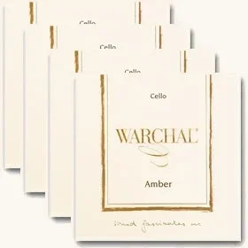 Amber Cello String Set with Synthetic A