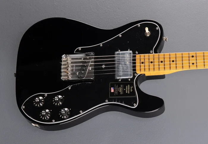 American Vintage II 1977 Telecaster Custom – Black w/Maple