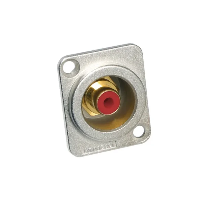 Amphenol Audio RCA Series ACJD Female RCA Panel Mount Connector