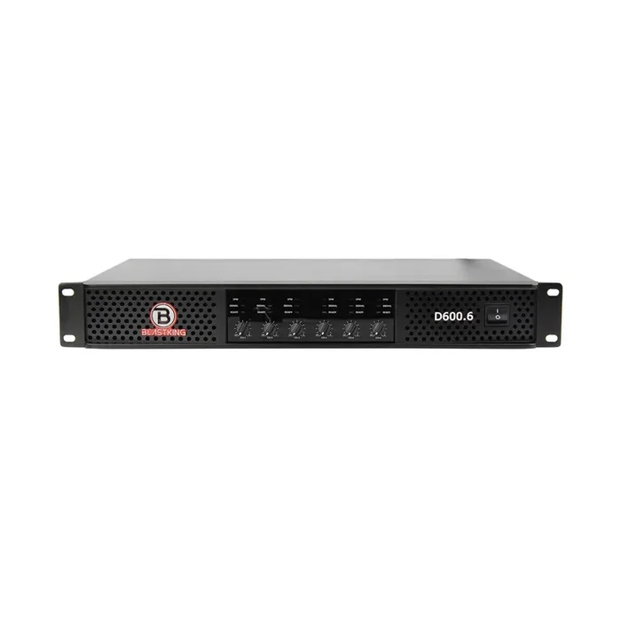Amplificador Clase D de 6 Canales Blastking D600.6 3600 Vatios