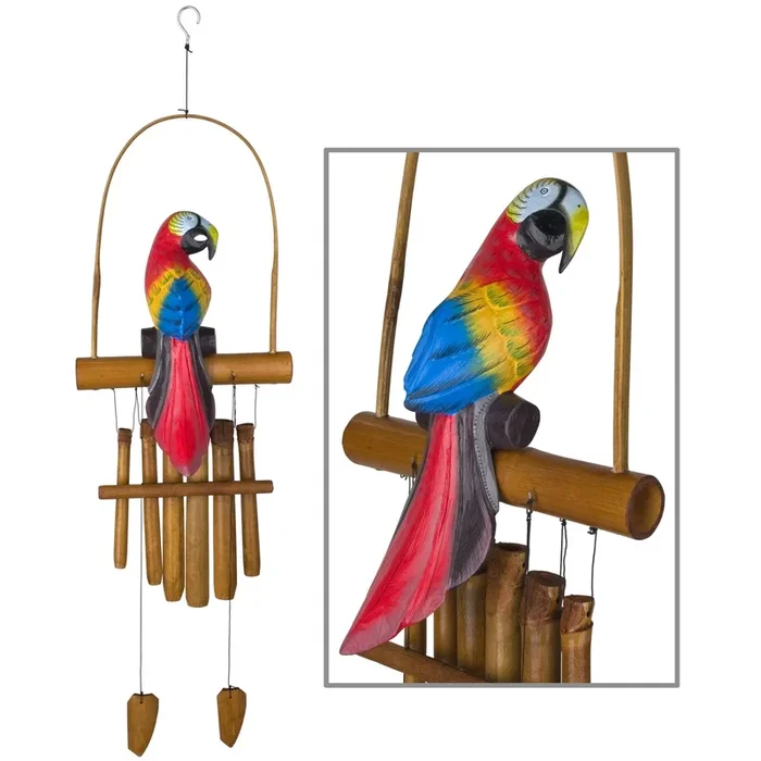 Animal Bamboo Chime – Parrot