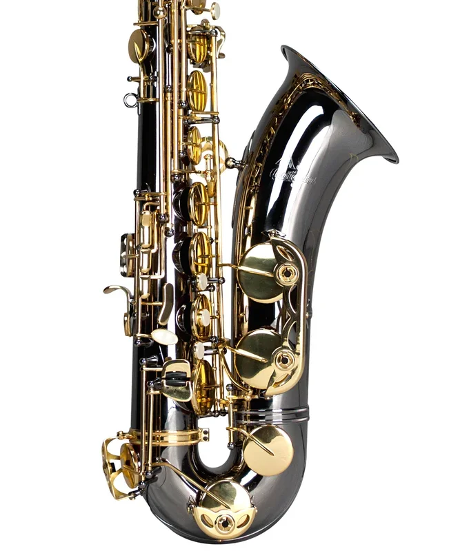 Antigua Winds TS3220BQ Intermediate Tenor Saxophone – Black Nickel w/ Lacquered Keys