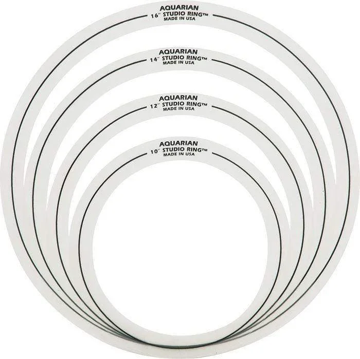 Aquarian 10/12/14/16” Studio Ring Set