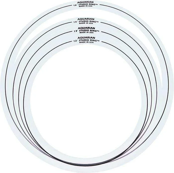 Aquarian 12/13/14/16” Studio Ring Set