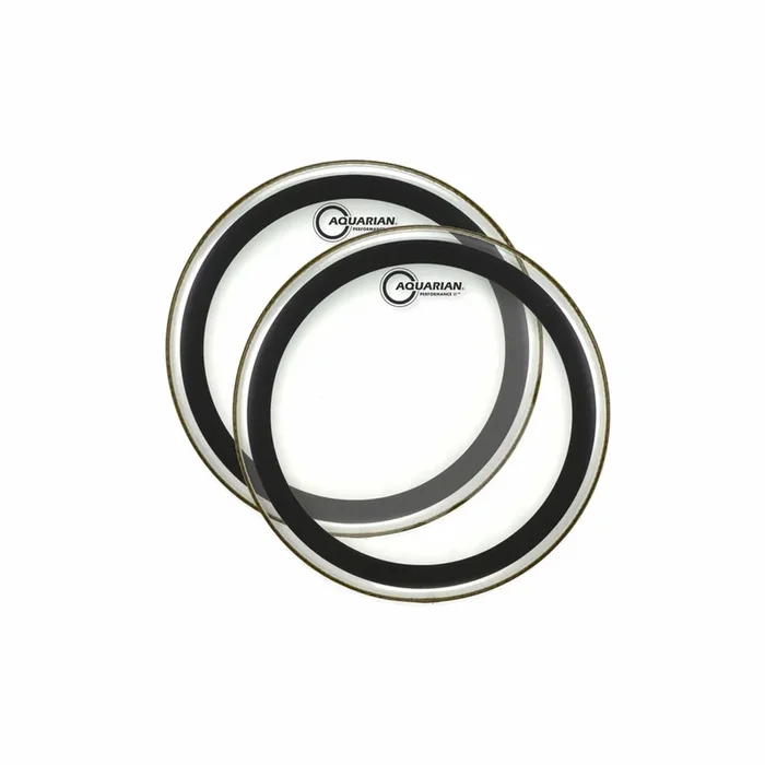 Aquarian 12″ Performance II Clear Drumhead (2 Pack Bundle)