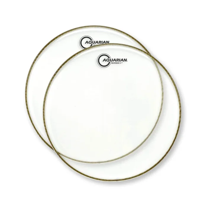 Aquarian 16″ Response 2 Clear Batter (2 Pack Bundle)
