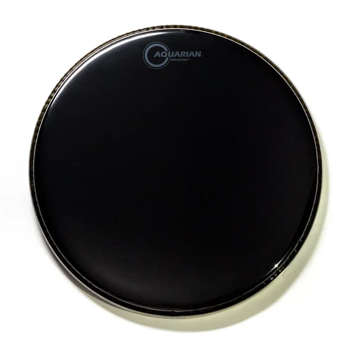 Aquarian Reflector Black Mirror Drumhead 10″