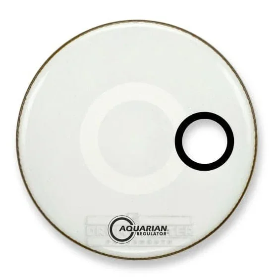 Aquarian Regulator White Bass Drumhead 26″