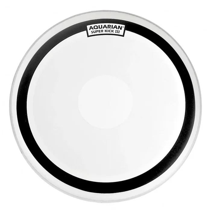 Aquarian SKIII28 28″ Super-Kick 3 Coated 1ply w/Power Dot White
